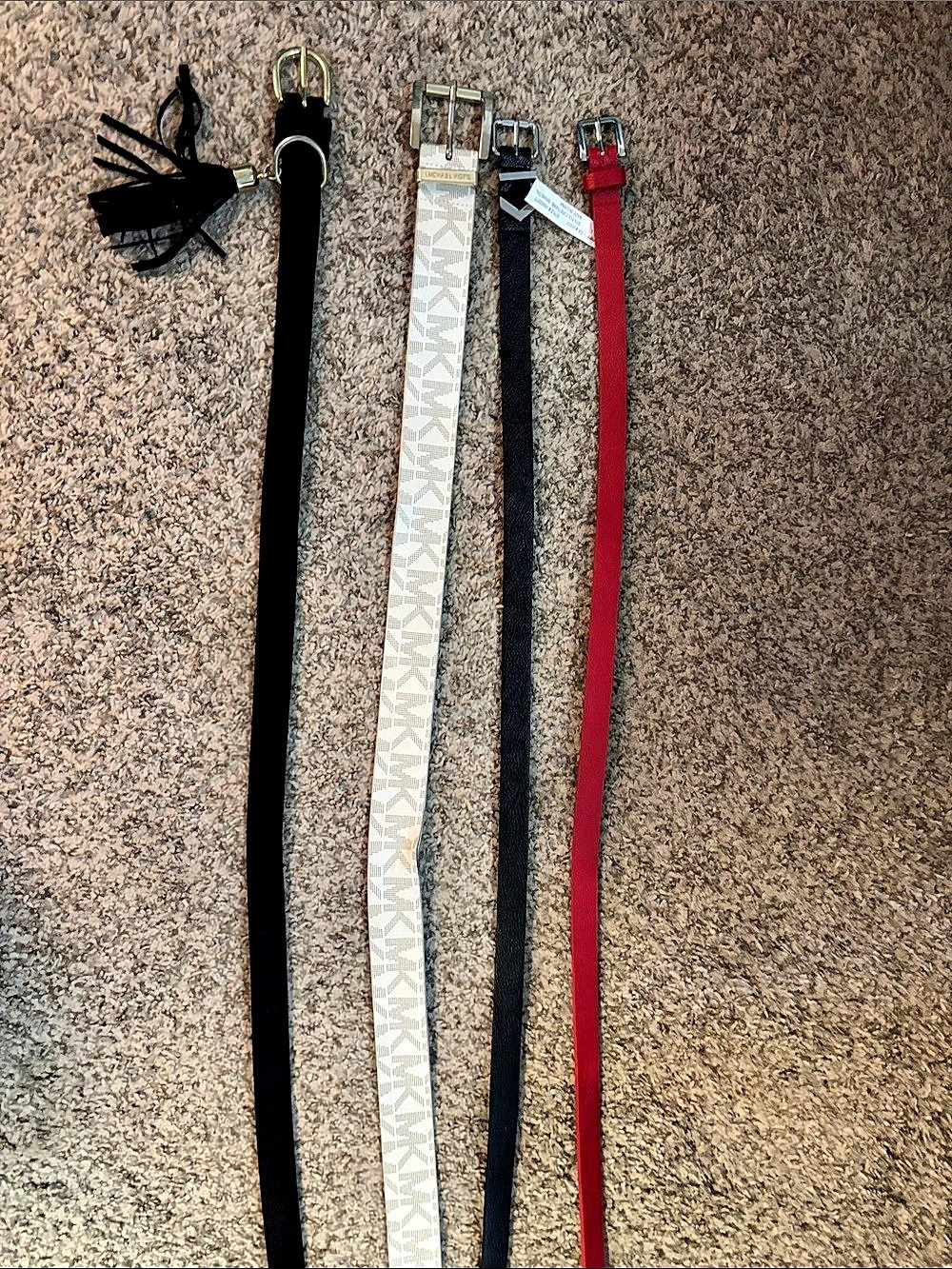4 Large women’s Belts
